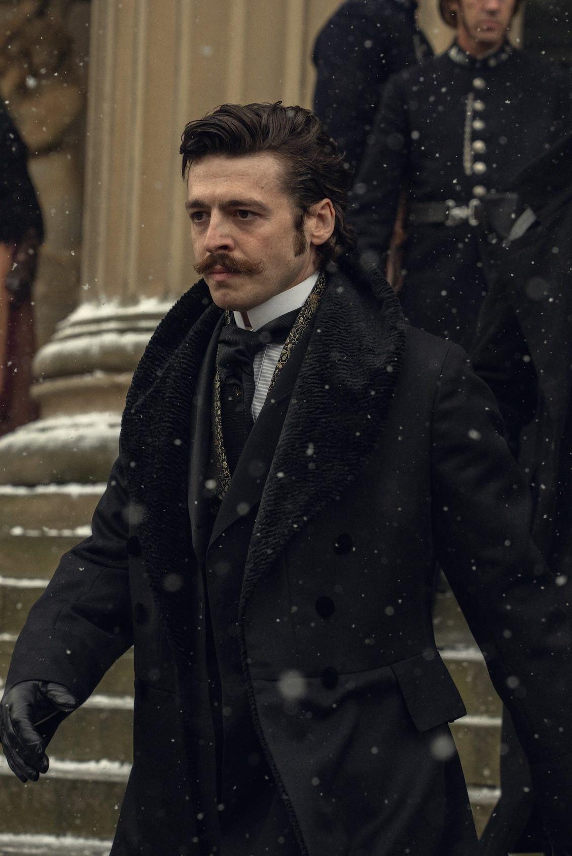 Inspired By Arthur House of Guiness Cosplay Coat, Anthony Boyle Black Wool Over Coat - 90sleather