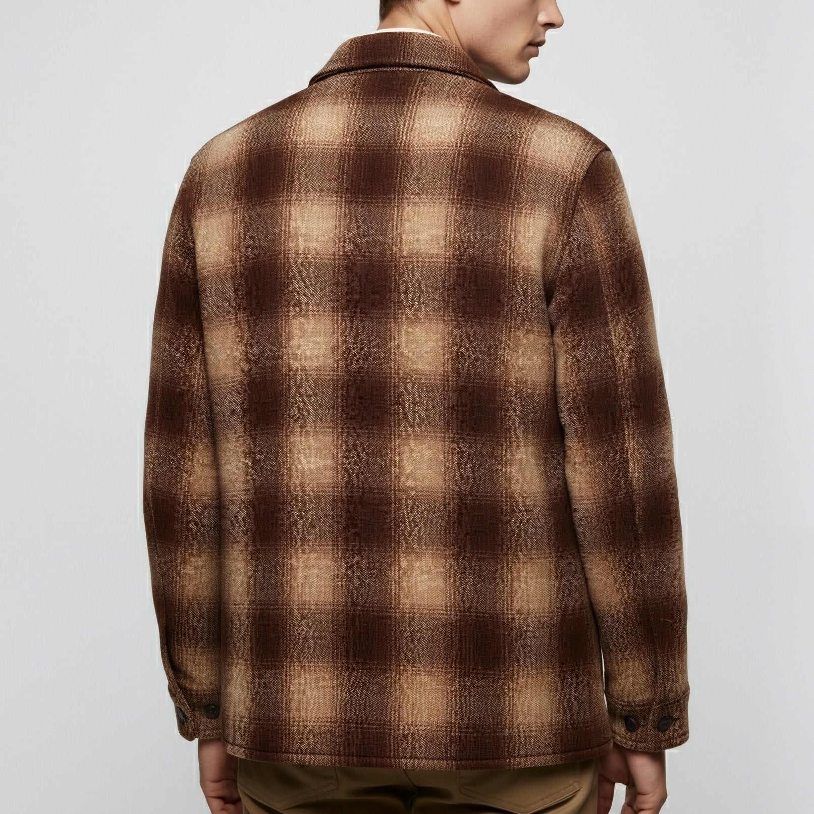 Ed Gein Monster Inspired Jacket, Charlie Hunnam Wool Coat, Vintage Checkered Plaid Coa - 90sleather