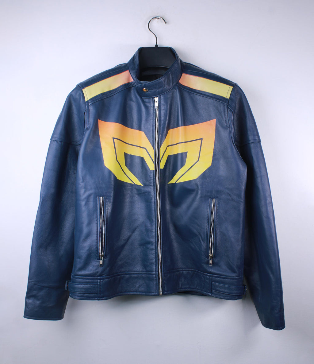 Dispatch Mecha Man Costume Inspired Jacket, Robert Robertson Cosplay Leather Jacket - 90sleather