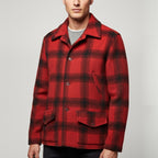 Ed Gein Monster Inspired Jacket, Charlie Hunnam Plaid Wool Coat, Vintage Checkered Outerwear, Classic 90s Style Winter Coat for Men - 90sleather