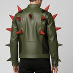 Swampfire Ben 10 Inspired Leather Jacket, Ben Tennyson Costume, Ben 10 Alien Force Cosplay Jacket - 90sleather