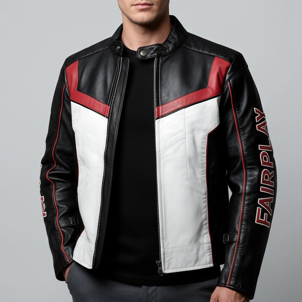 Mr Terrific Superman Cosplay Jacket, Michael Holt Fair Play Costume, Superhero Leather Jacket - 90sleather