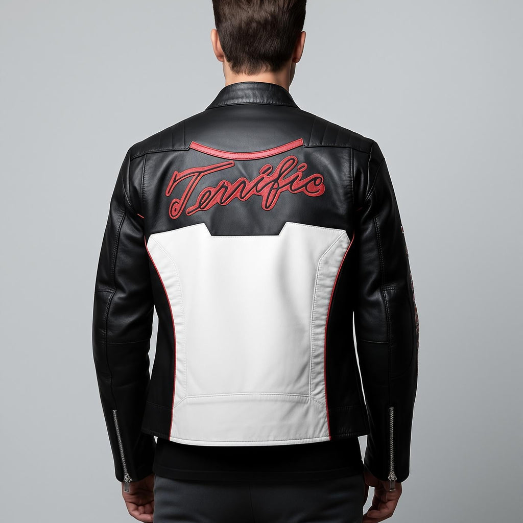 Mr Terrific Superman Cosplay Jacket, Michael Holt Fair Play Costume, Superhero Leather Jacket - 90sleather