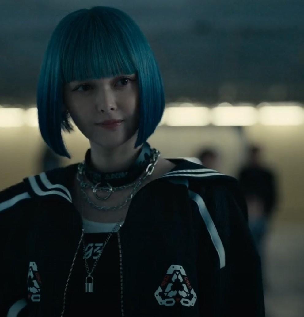 Inspired By Rei Morikage Alice In Borderland Jacket, Tina Tamashiro Cosplay Bomber Hooded Jacket, Futuristic Unisex Jacket - 90sleather