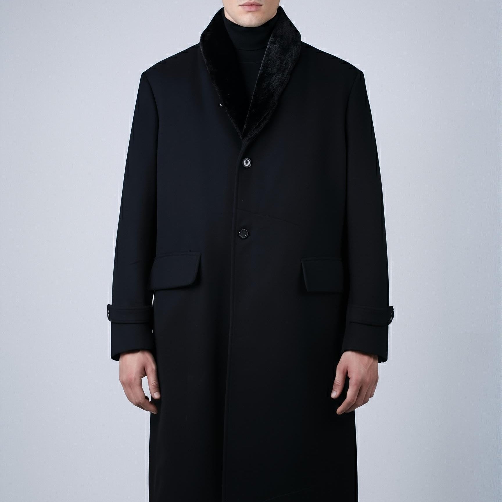 Inspired By Arthur House of Guiness Cosplay Coat, Anthony Boyle Black Wool Over Coat - 90sleather