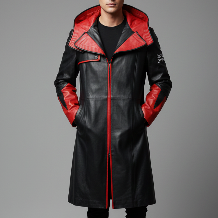 DMC Dante Cosplay Coat, Devil May Cry Cosplay Costume - 90sleather