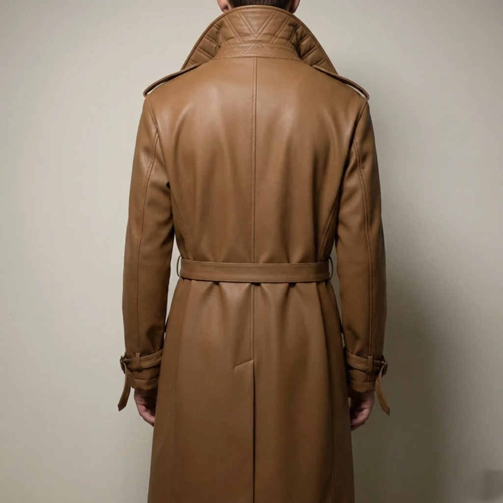 Inspired By Gambit Remy LeBeau Cosplay Coat, X-Men Brown Leather Trench Coat, Halloween Cosplay Costume - 90sleather