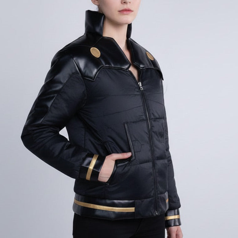 Inspired By Rebecca Jacket, Cyberpunk Edgerunners Cosplay Costume, Anime Cosplay - 90sleather