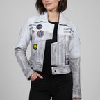 Inspired By Phantom Liberty Songbird Cosplay Leather Jacket, Cyberpunk Cosplay Costume - 90sleather