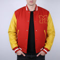 Michel Jackson Kids Adult Unisex Cosplay Jacket - MJ Varsity Bomber Jacket - Letterman Thriller Jacket - 90sleather