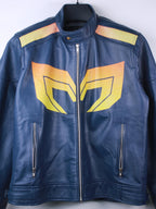 Dispatch Mecha Man Costume Inspired Jacket, Robert Robertson Cosplay Leather Jacket - 90sleather