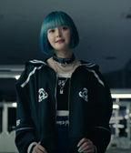 Inspired By Rei Morikage Alice In Borderland Jacket, Tina Tamashiro Cosplay Bomber Hooded Jacket, Futuristic Unisex Jacket - 90sleather