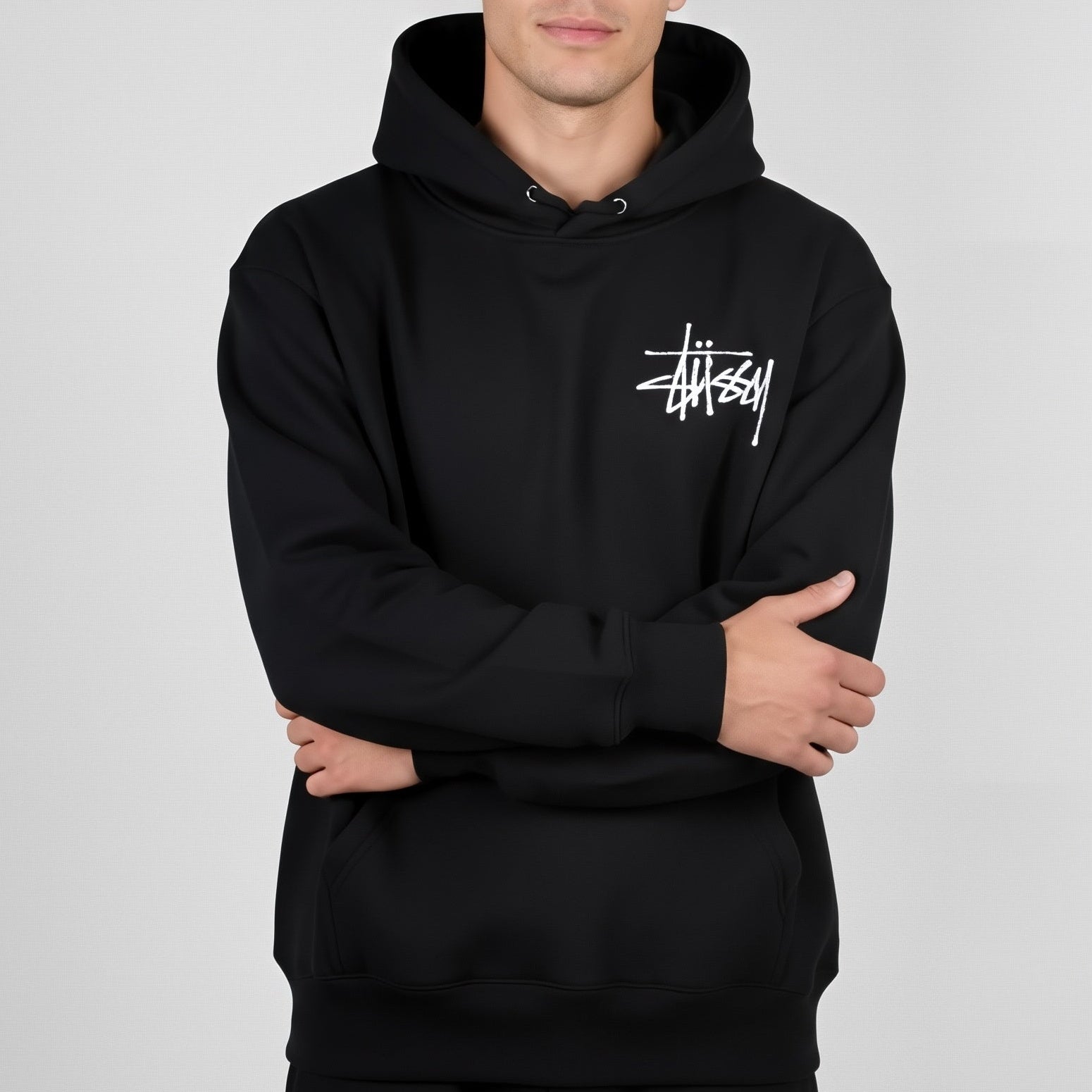 Basic Stussy Hoodie | Streetwear Hooded Sweatshirt | Unisex hoodie - 90sleather