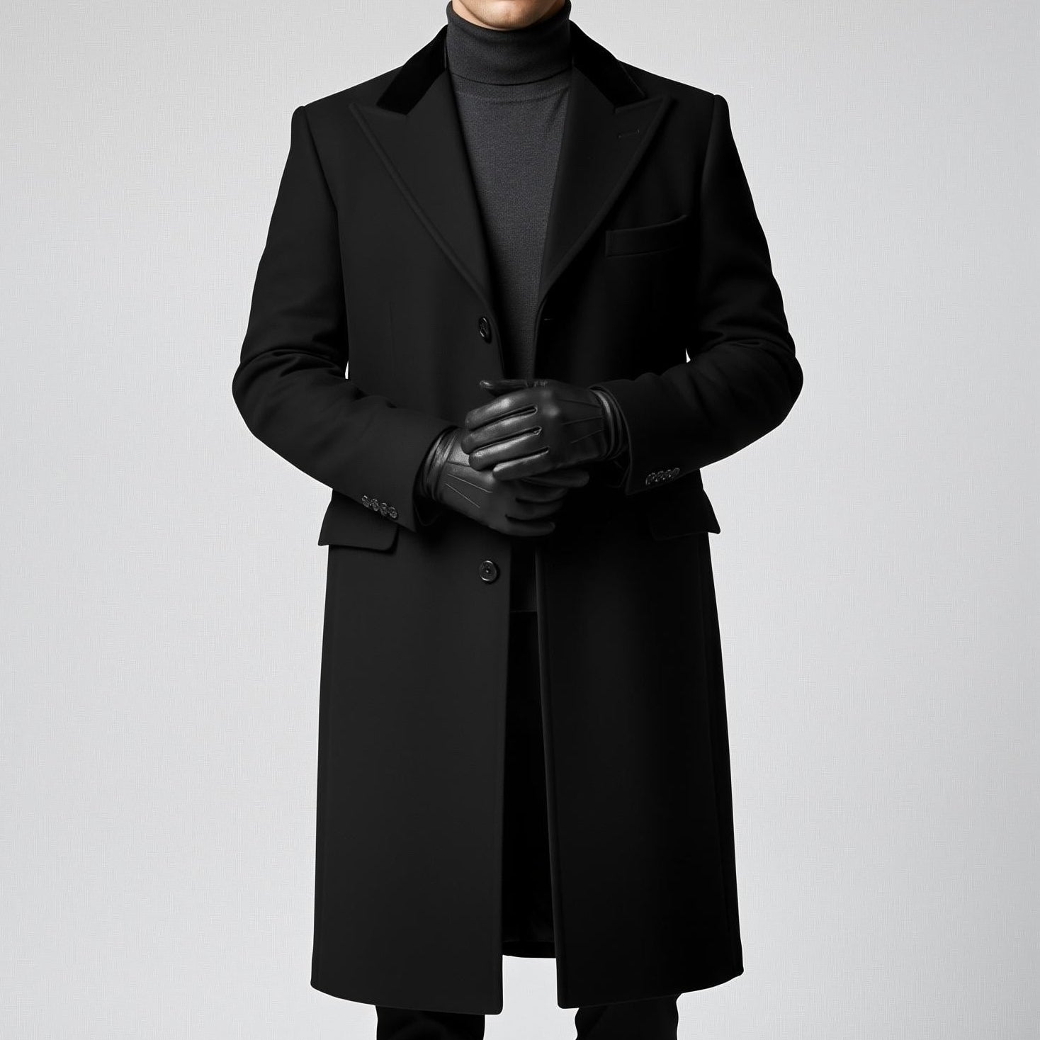 Thomas Shelby Peaky Blinders Coat, Cillian Murphy Wool Trench Coat, Black Overcoat - 90sleather