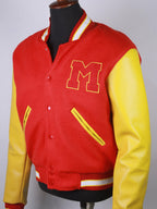 Michel Jackson Kids Adult Unisex Cosplay Jacket - MJ Varsity Bomber Jacket - Letterman Thriller Jacket - 90sleather