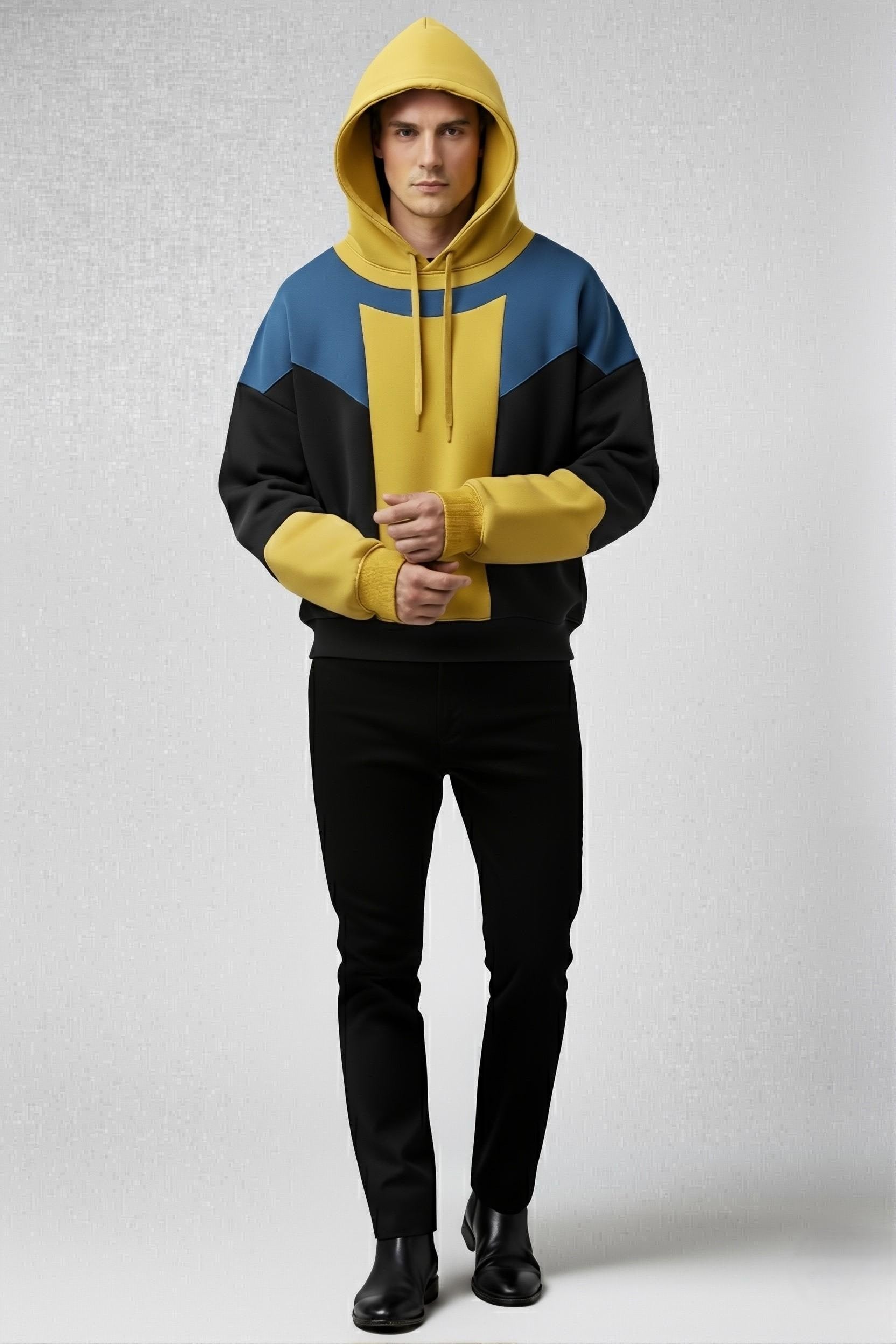 Invincible Mark Cosplay Hoodie, S3 Grayson Inspired Costume Hoodie, Yellow Cosplay Hoodie - 90sleather