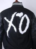 Inspired By Weeknd XO Jacket, Singer Varsity Cosplay Jacket, Unisex Letterman Jacket - 90sleather