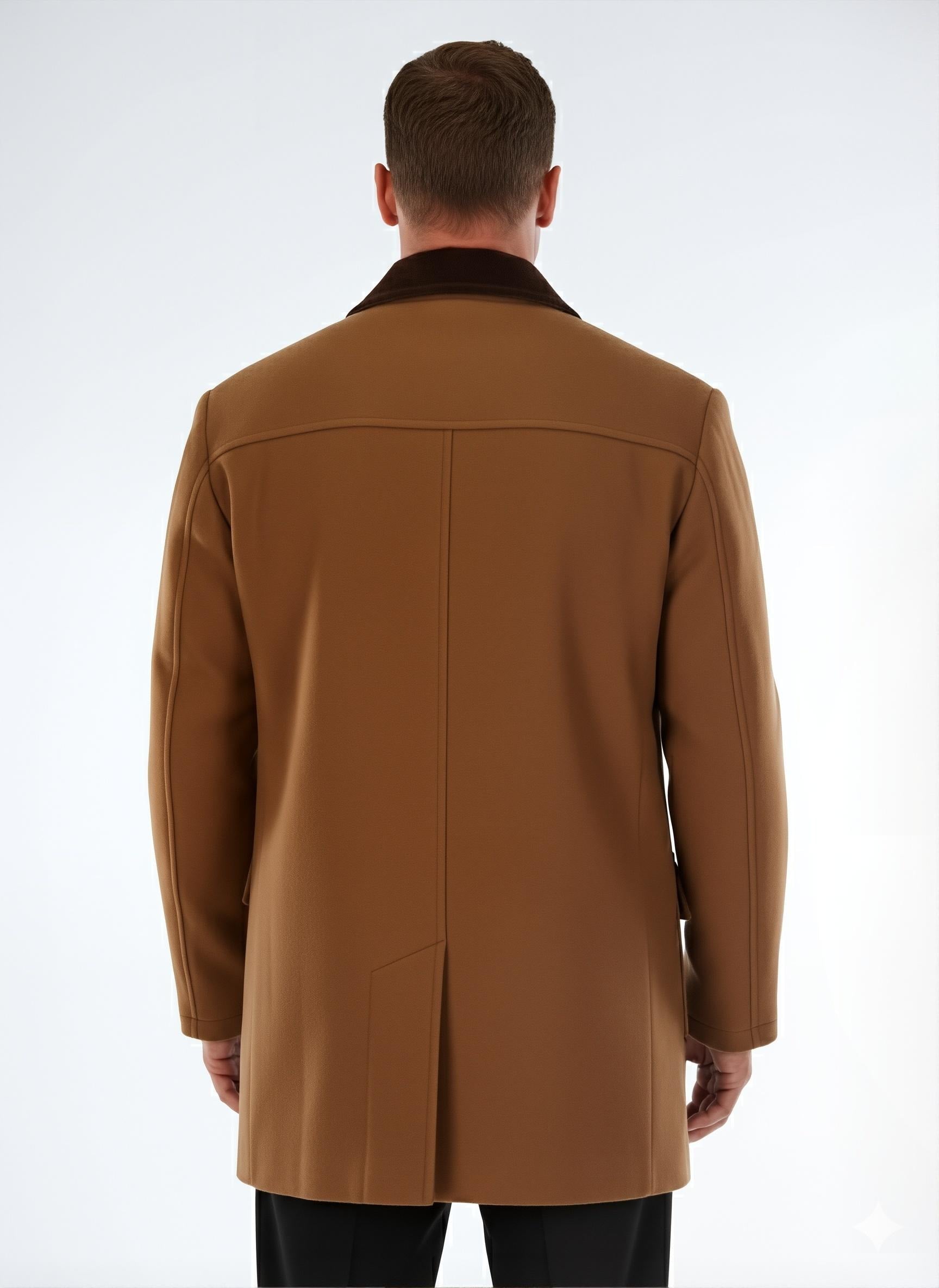 Howard Langston Jingle All The Way Coat, Arnold Schwarzenegger Cosplay Wool Long Coat, Christmas Costume - 90sleather