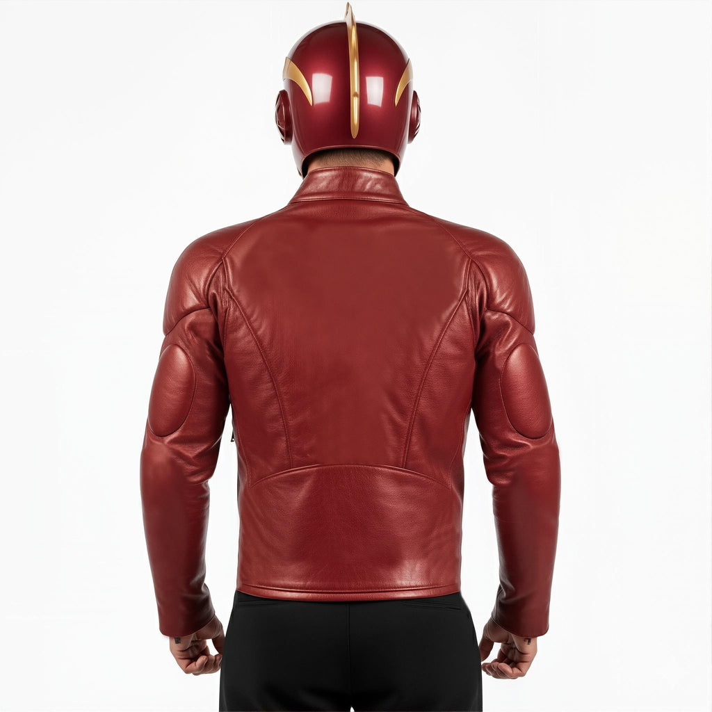 Turboman Inspired From Jingle All The Way Jacket, Arnold Schwarzenegger Cosplay Leather Jacket, Howard Langston Christmas Holiday Costume - 90sleather