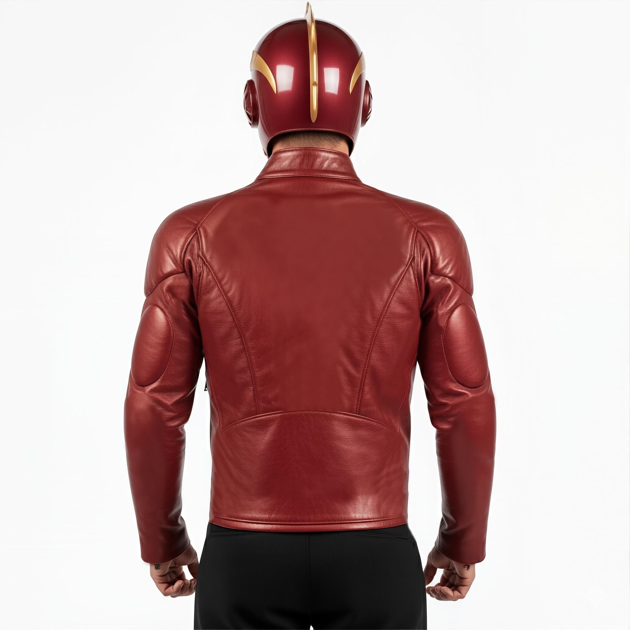 Turboman Inspired From Jingle All The Way Jacket, Arnold Schwarzenegger Cosplay Leather Jacket, Howard Langston Christmas Holiday Costume - 90sleather