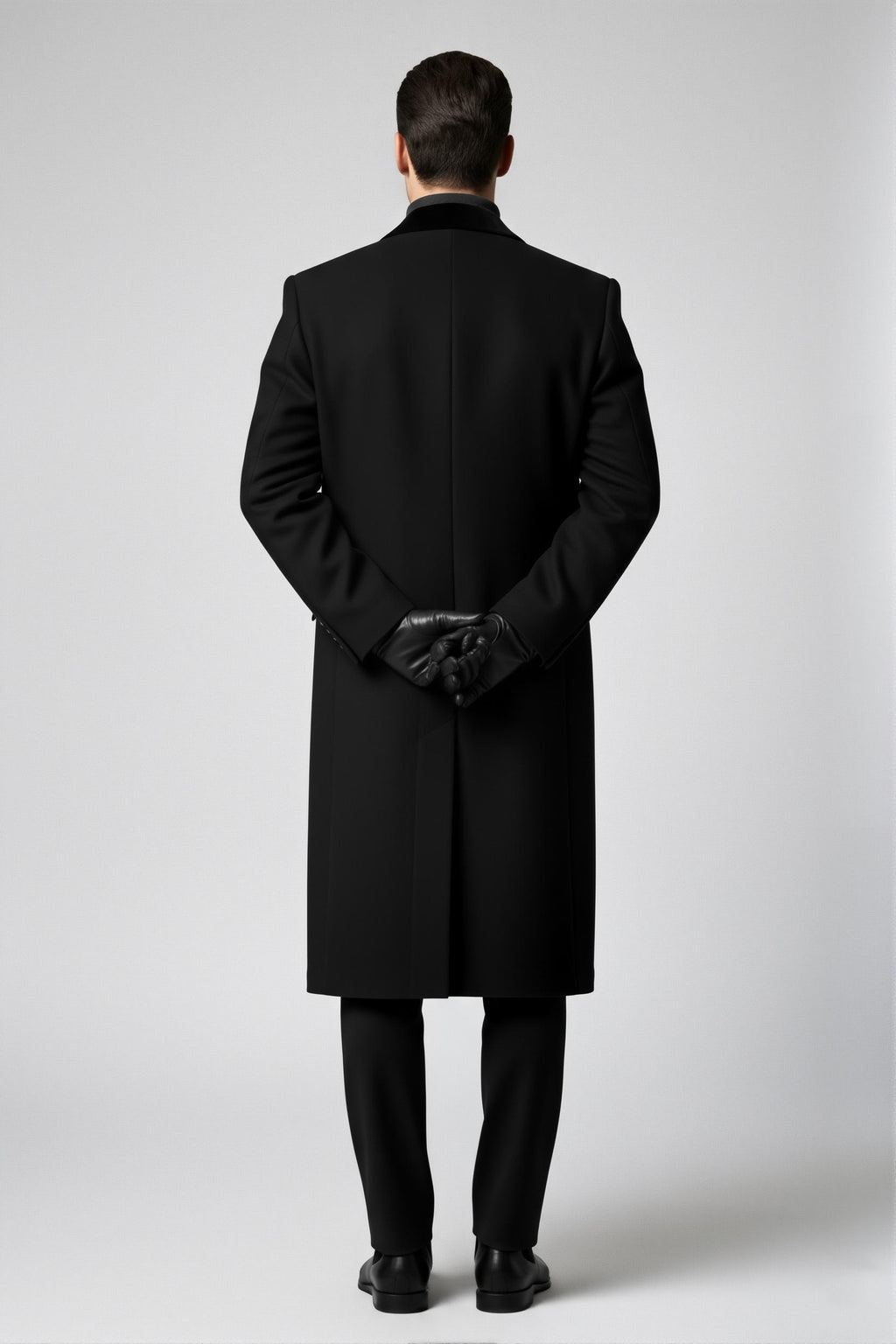 Thomas Shelby Peaky Blinders Coat, Cillian Murphy Wool Trench Coat, Black Overcoat - 90sleather