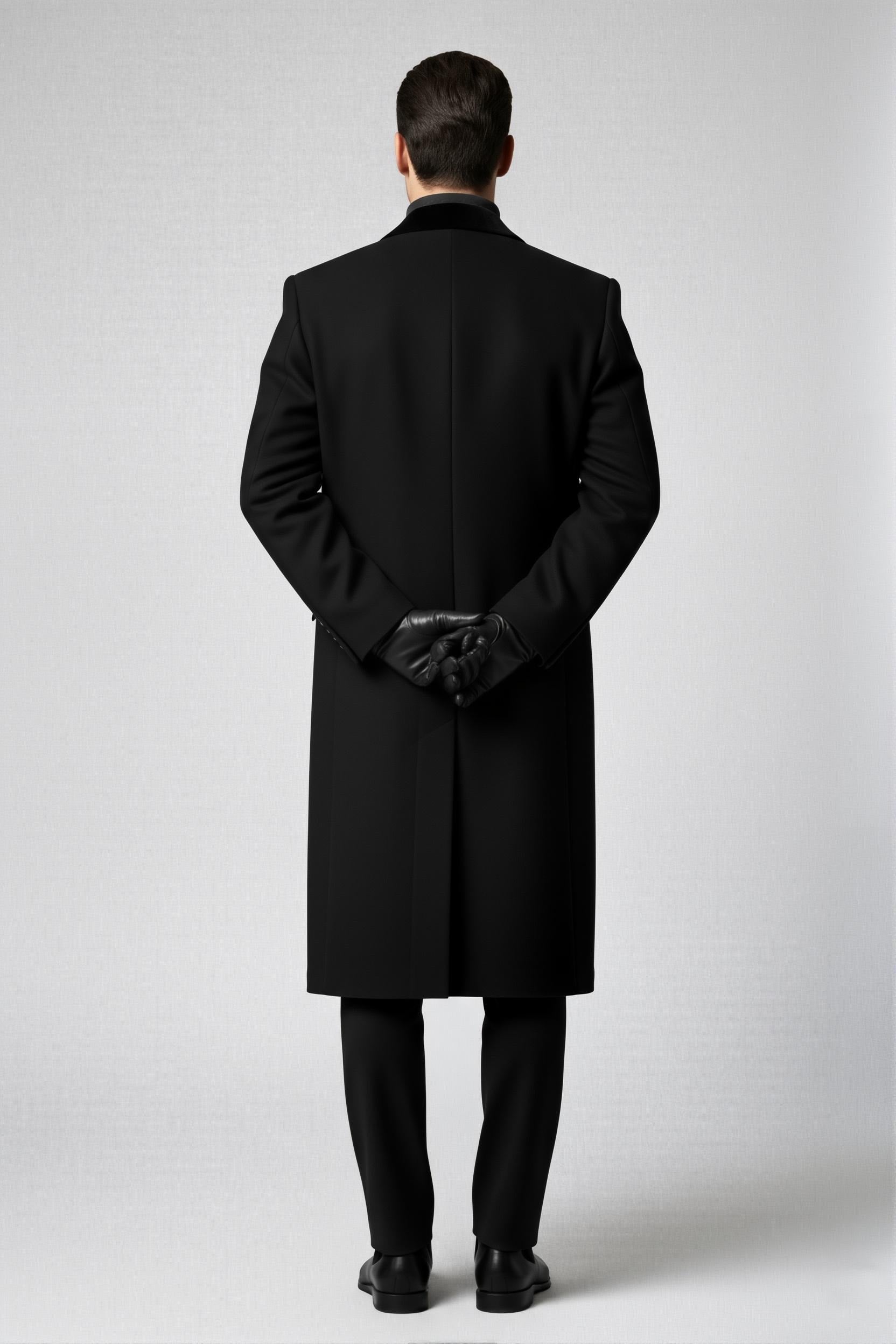 Thomas Shelby Peaky Blinders Coat, Cillian Murphy Wool Trench Coat, Black Overcoat - 90sleather